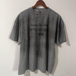 Acne Studios Crew Neck T-Shirt Gray